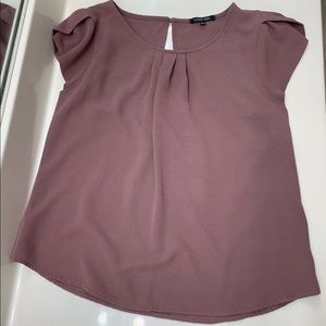 Papermoon Dusty Rose cap sleeve blouse